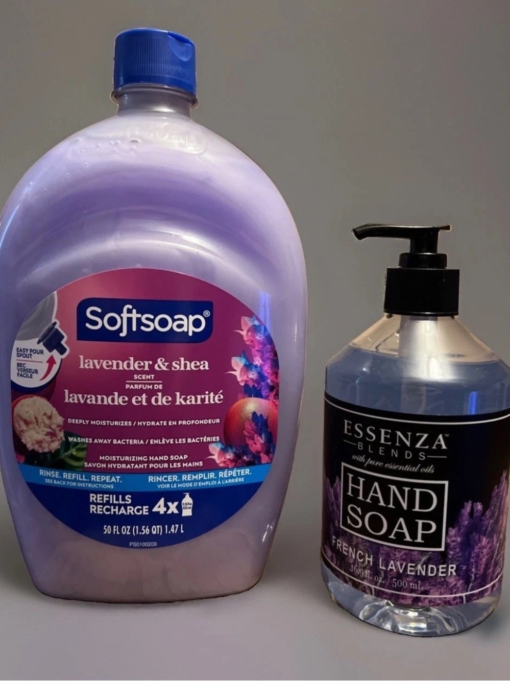 BUNDLE LAVENDER ESSENZA AND SOFTSOAP LIQUID SOAP REFILL
